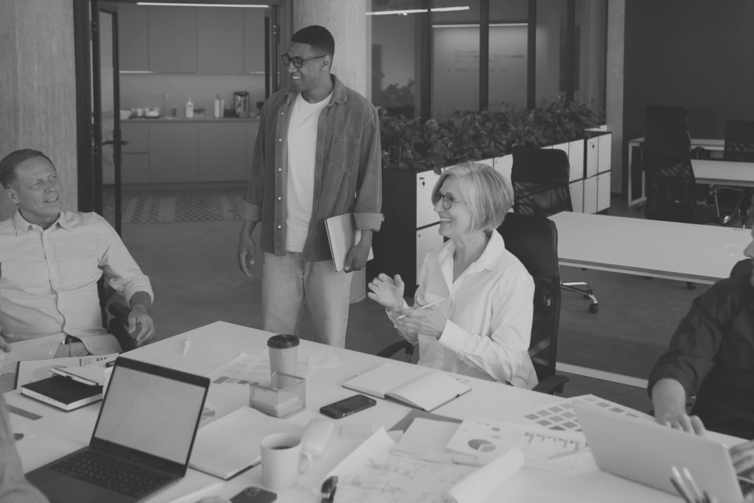 Professional consultation session with trader reviewing automated trading strategies and system settings